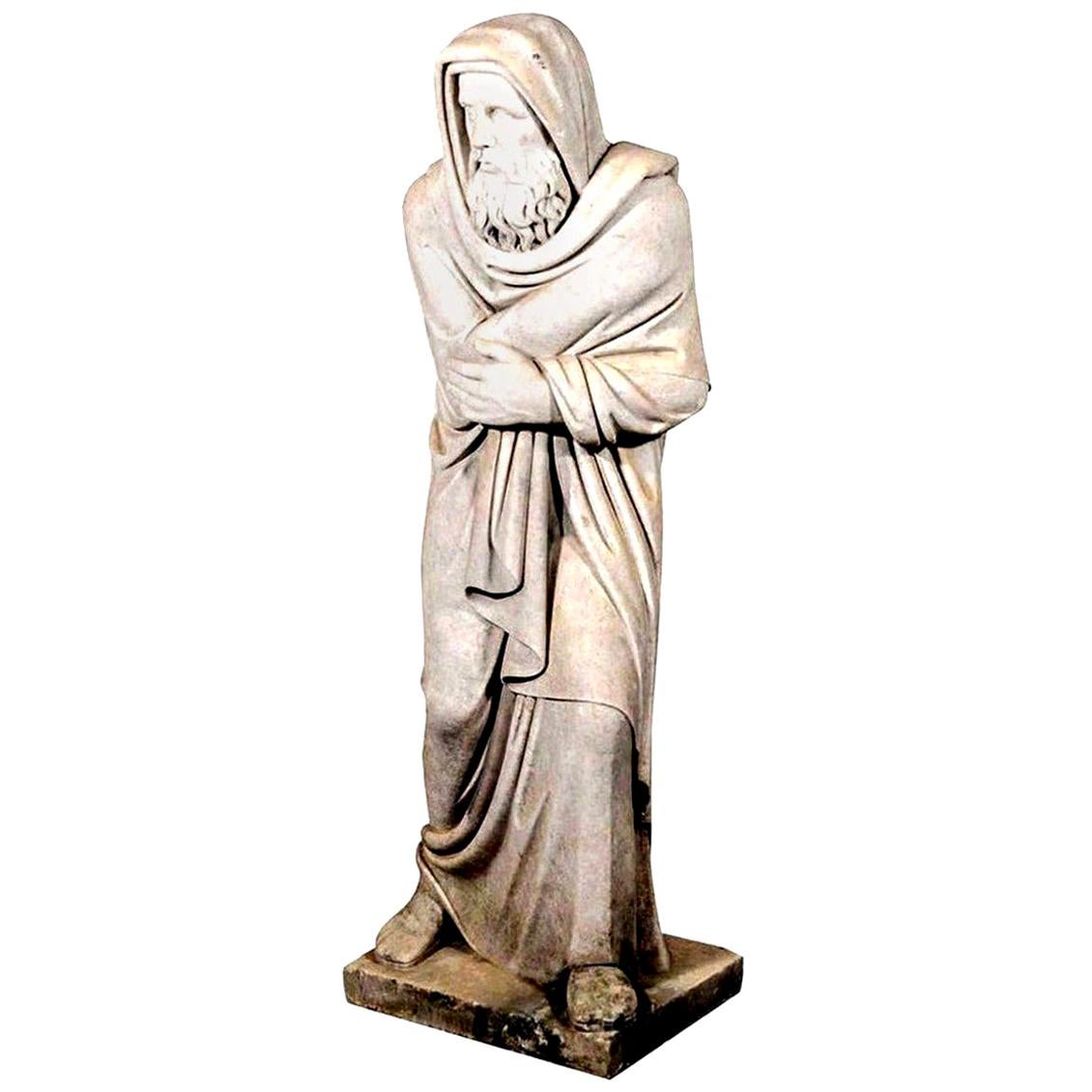 Italian Carrara Marble Statue 6