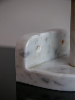 Italian Carrara Marble Toilet Paper Holder