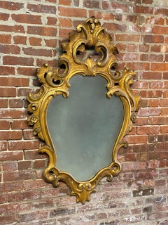 Italian Carved and Gilded Baroque Style Mirror