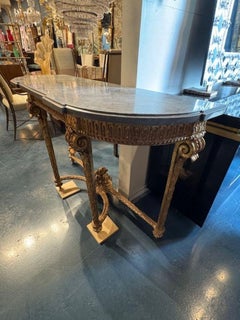 Italian Carved and Giltwood Console
