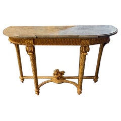Italian Carved and Giltwood Console
