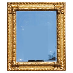 Italian Carved and Gold Gilt Baroque Mirror