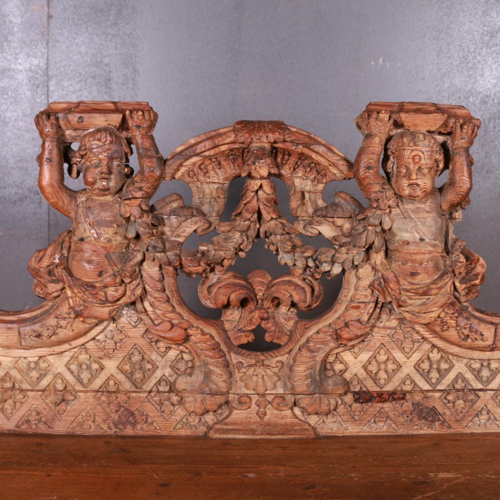 Italian Carved Bench 4