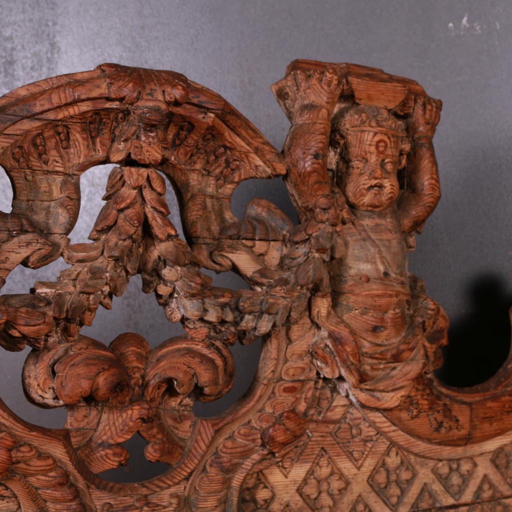 18th Century and Earlier Italian Carved Bench