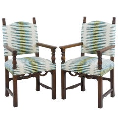 Italian Carved Chairs (Pair)