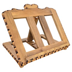 Italian Carved Decorated Adjustable Book Stand Rest