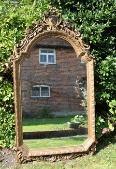 Italian Carved Giltwood Mirror