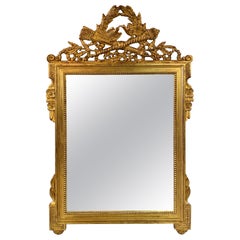 Italian Carved Giltwood Mirror by Palladio for Kindle