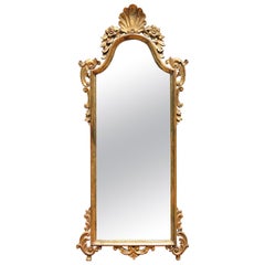 Italian Carved Giltwood Mirror