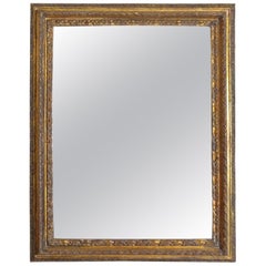 Italian Carved Giltwood Wall Mirror from the Early 18th Century