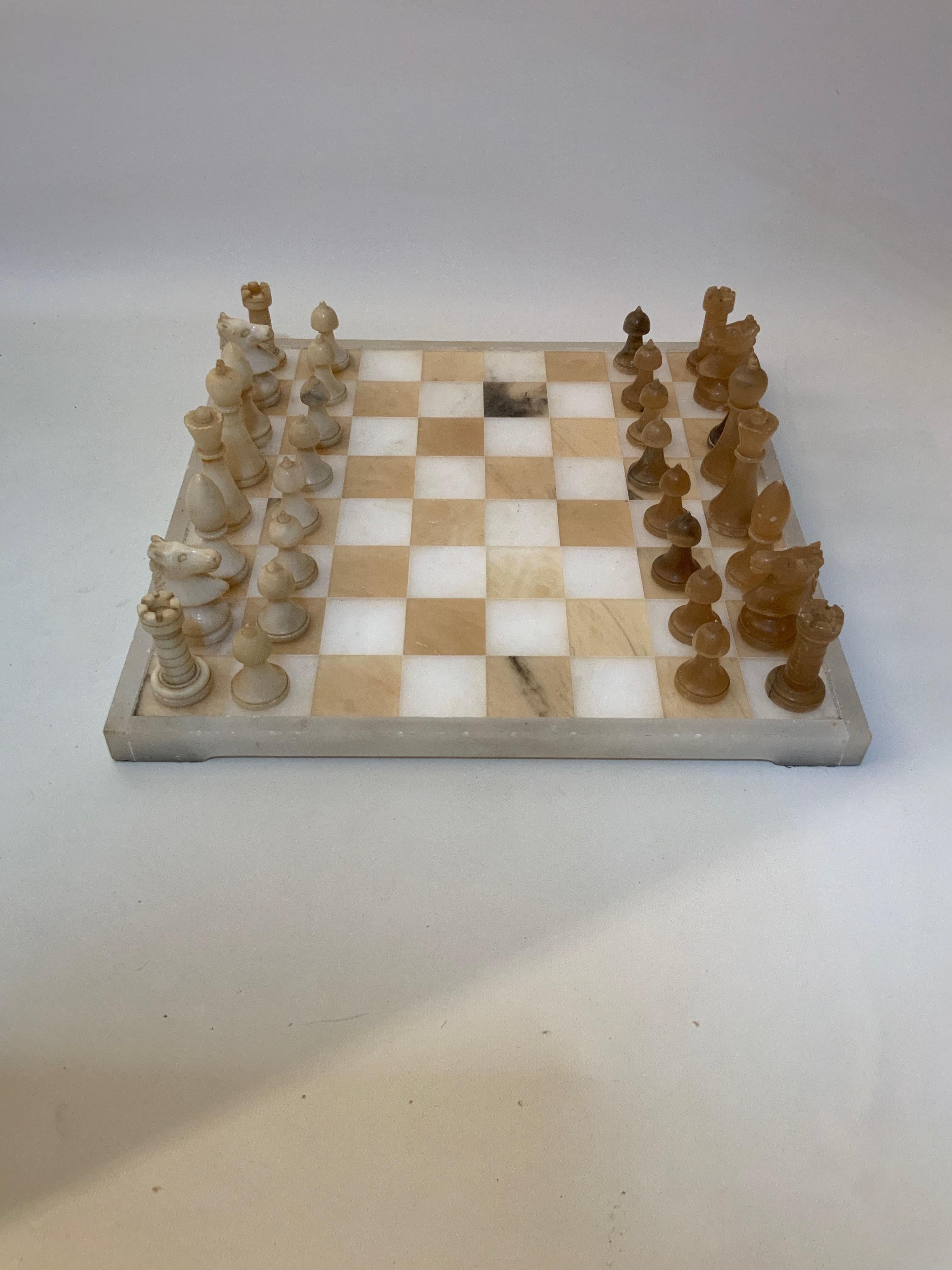 italian marble chess set