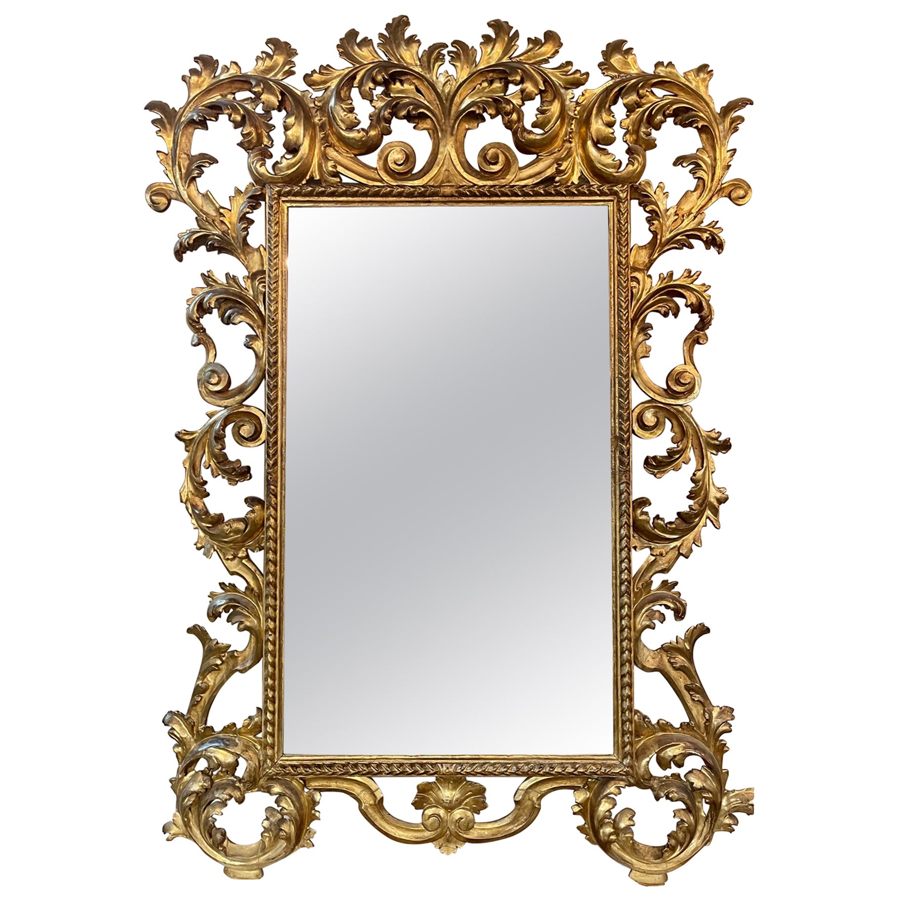 Miroir italien sculpté