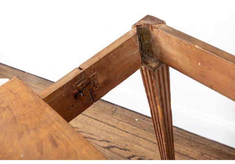 Italian Carved Neoclassical Console Table Converts to Dining Table For Sale at 1stDibs