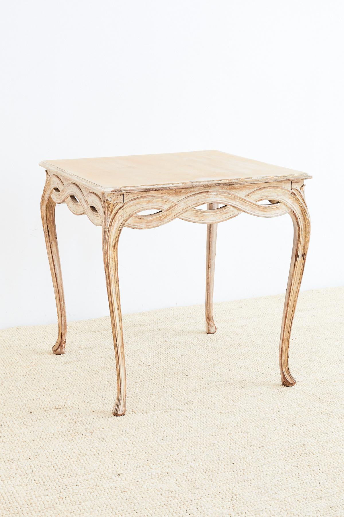 Neoclassical Italian Carved Occasional Table or Centre Table