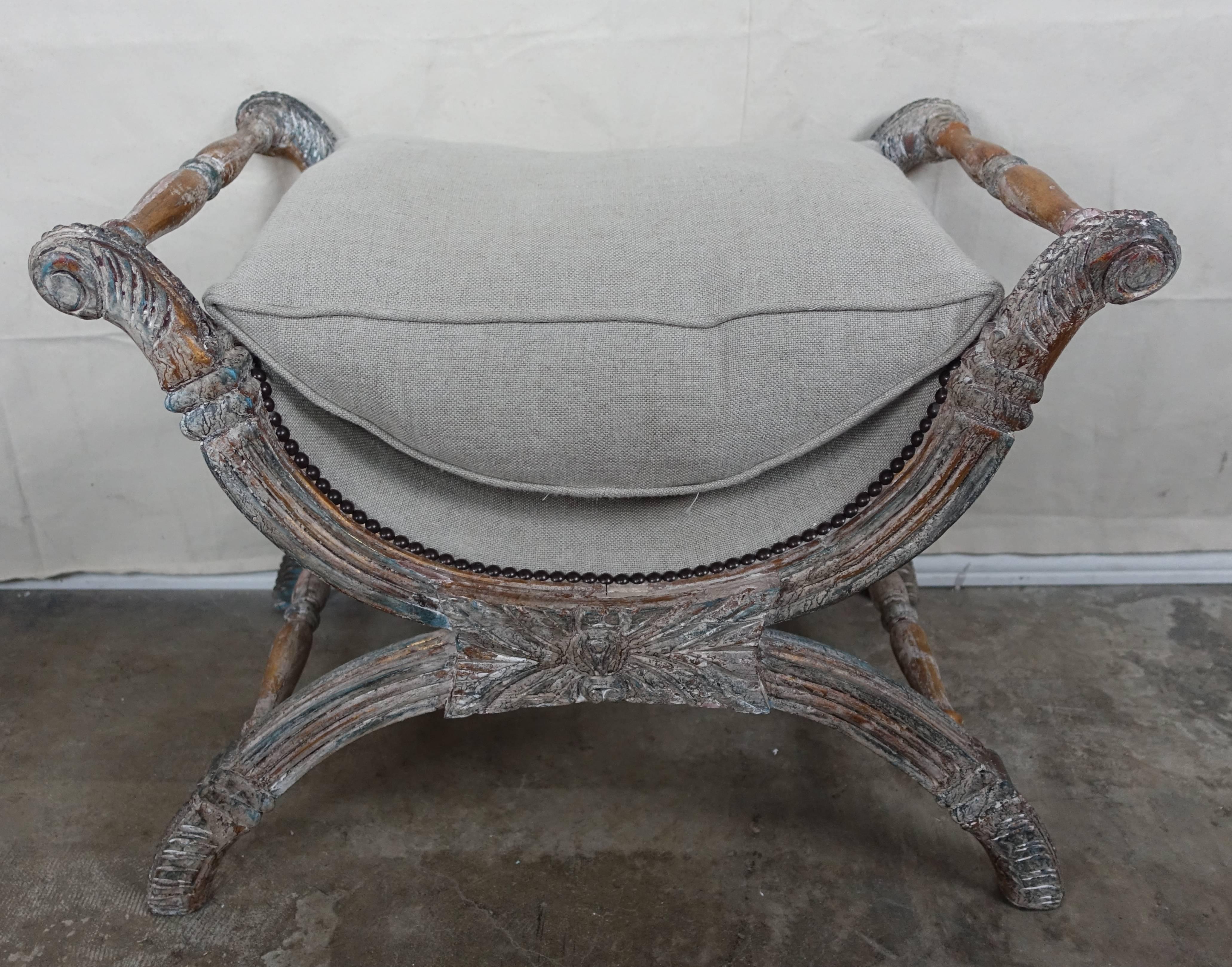 20th Century Italian Carved Painted 