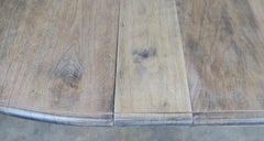 Italian Carved Rococo Style Dining Table with Two Removable Extensions