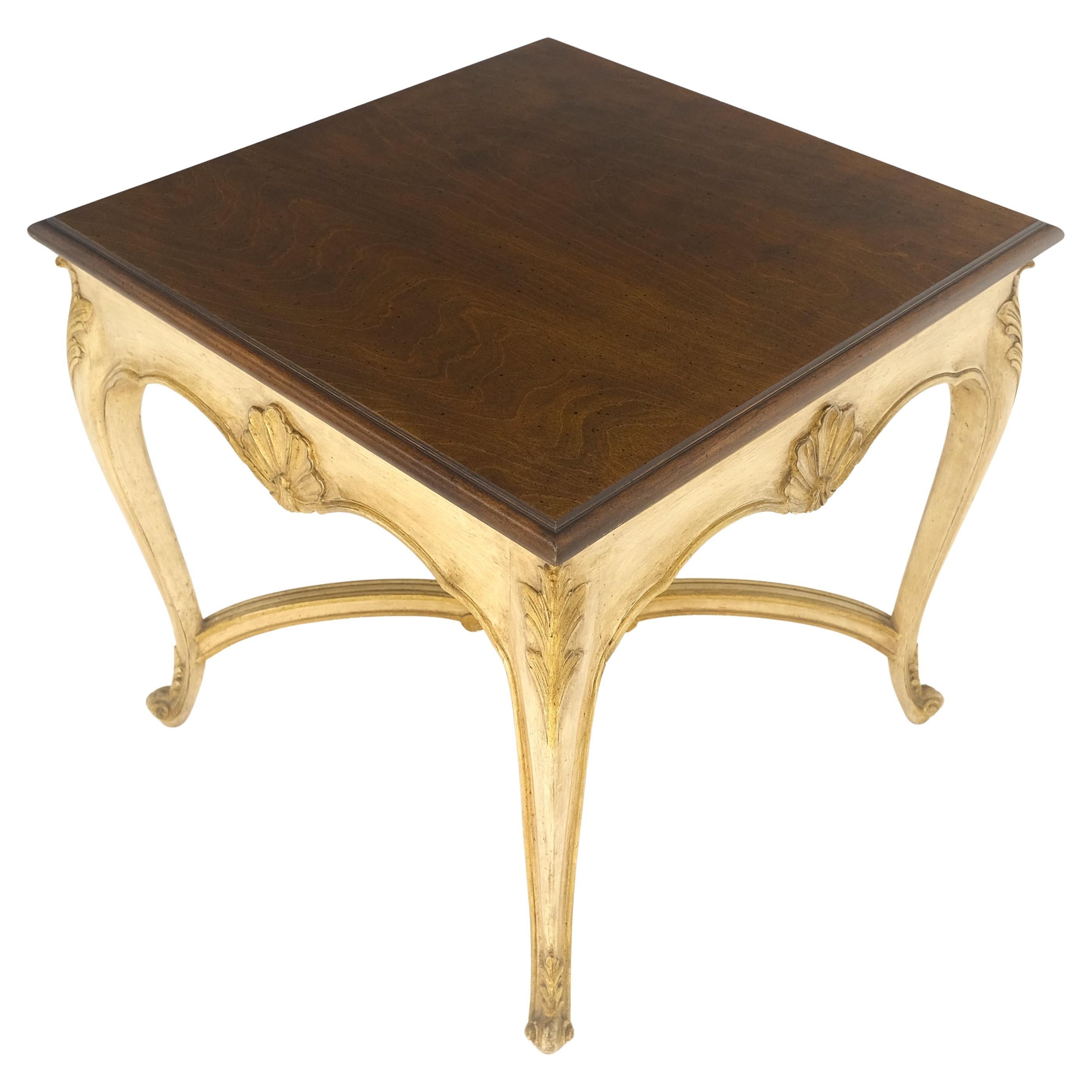 Lacquered Italian Carved Scallops Decorated 25