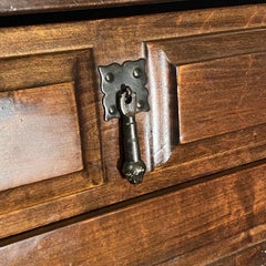 Italian Carved Wood Chest of Drawers