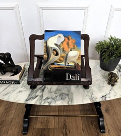 Italian Carved Wood Decorated Adjustable Lectern Book Stand Rest