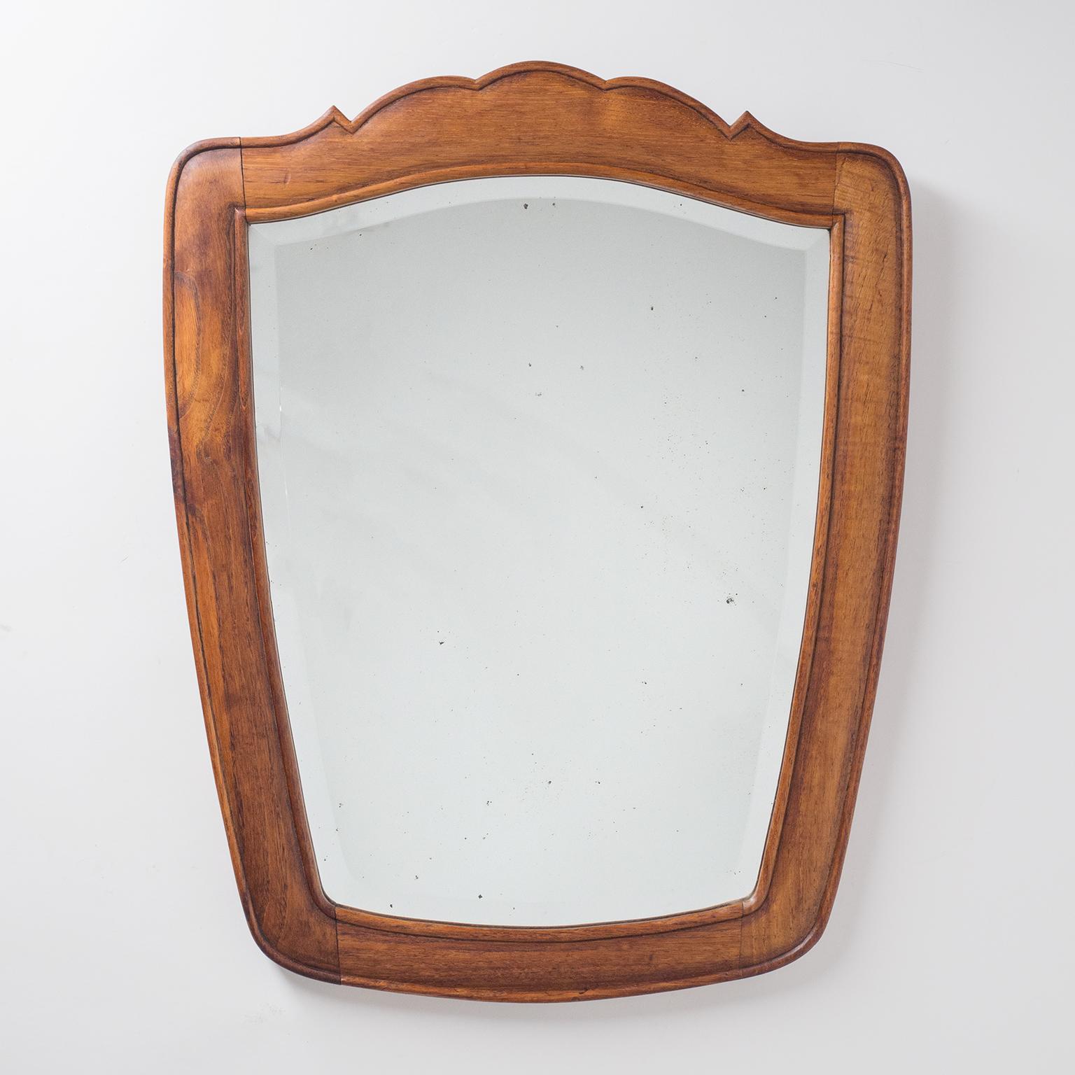 Italian Carved Wood Mirror, 1930s 6