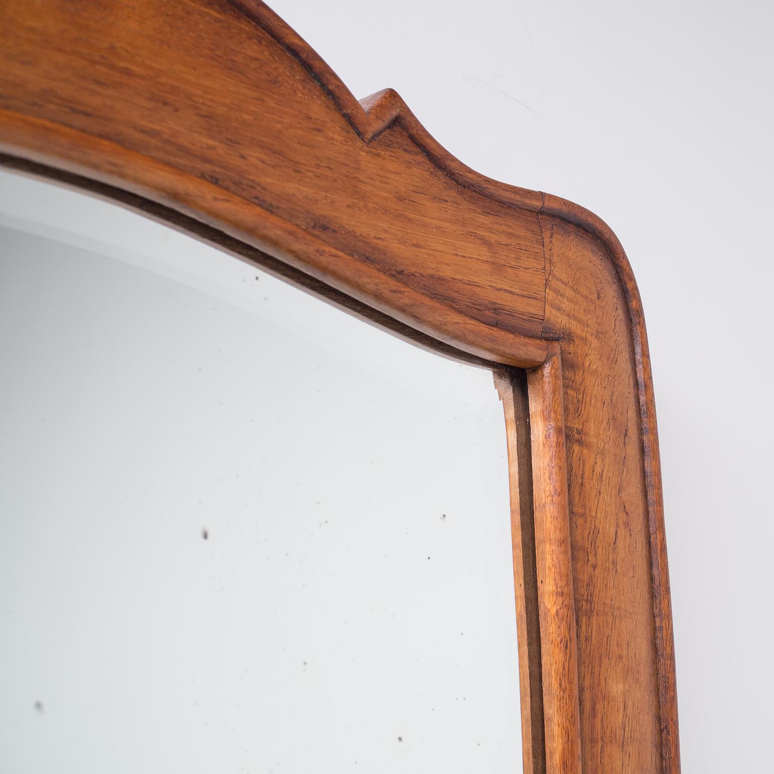 Italian Carved Wood Mirror, 1930s 2