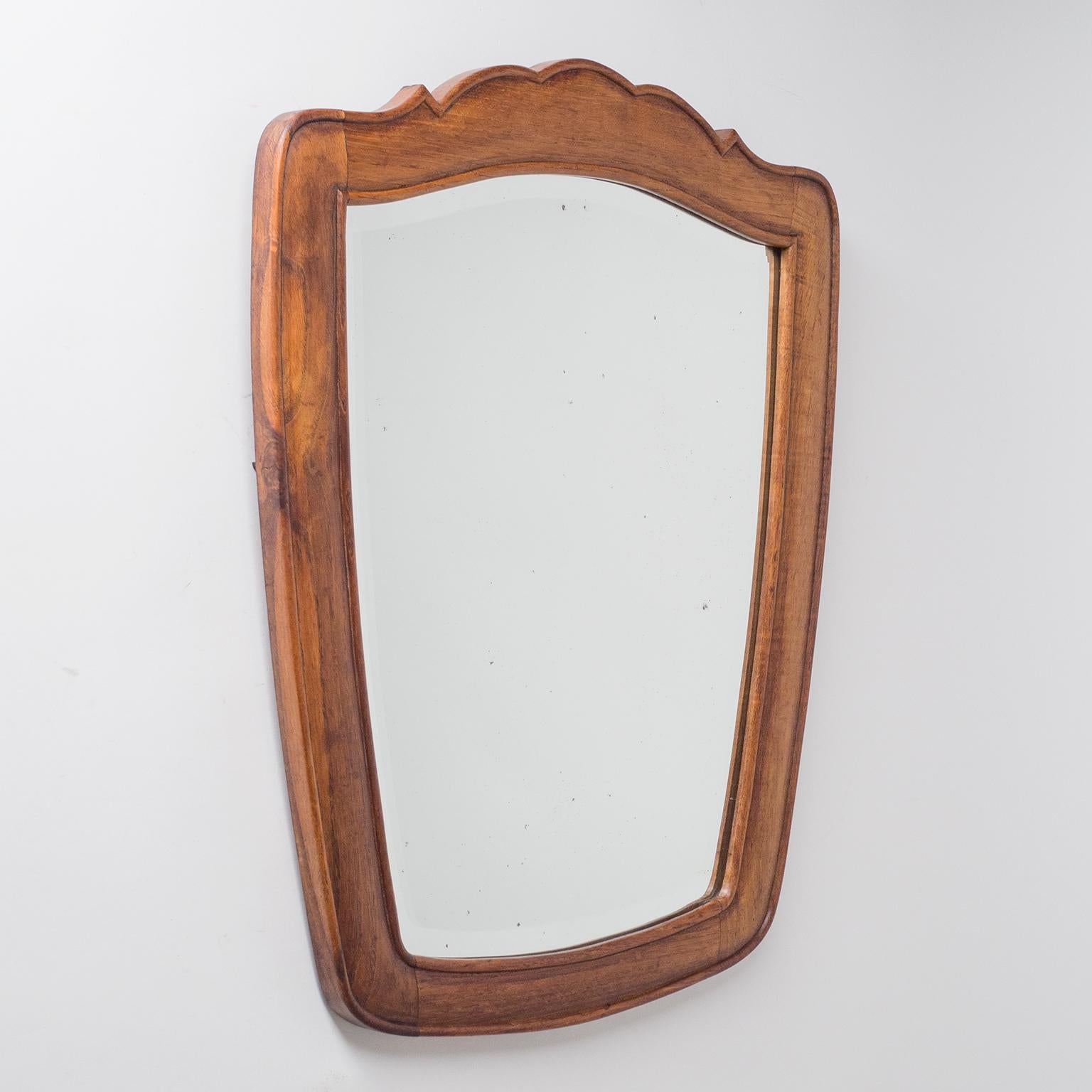 Italian Carved Wood Mirror, 1930s 3