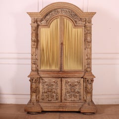Italian Carved Wood Vitrine