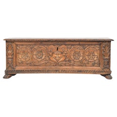 Antique Italian Cassone Circa 1590 and Later