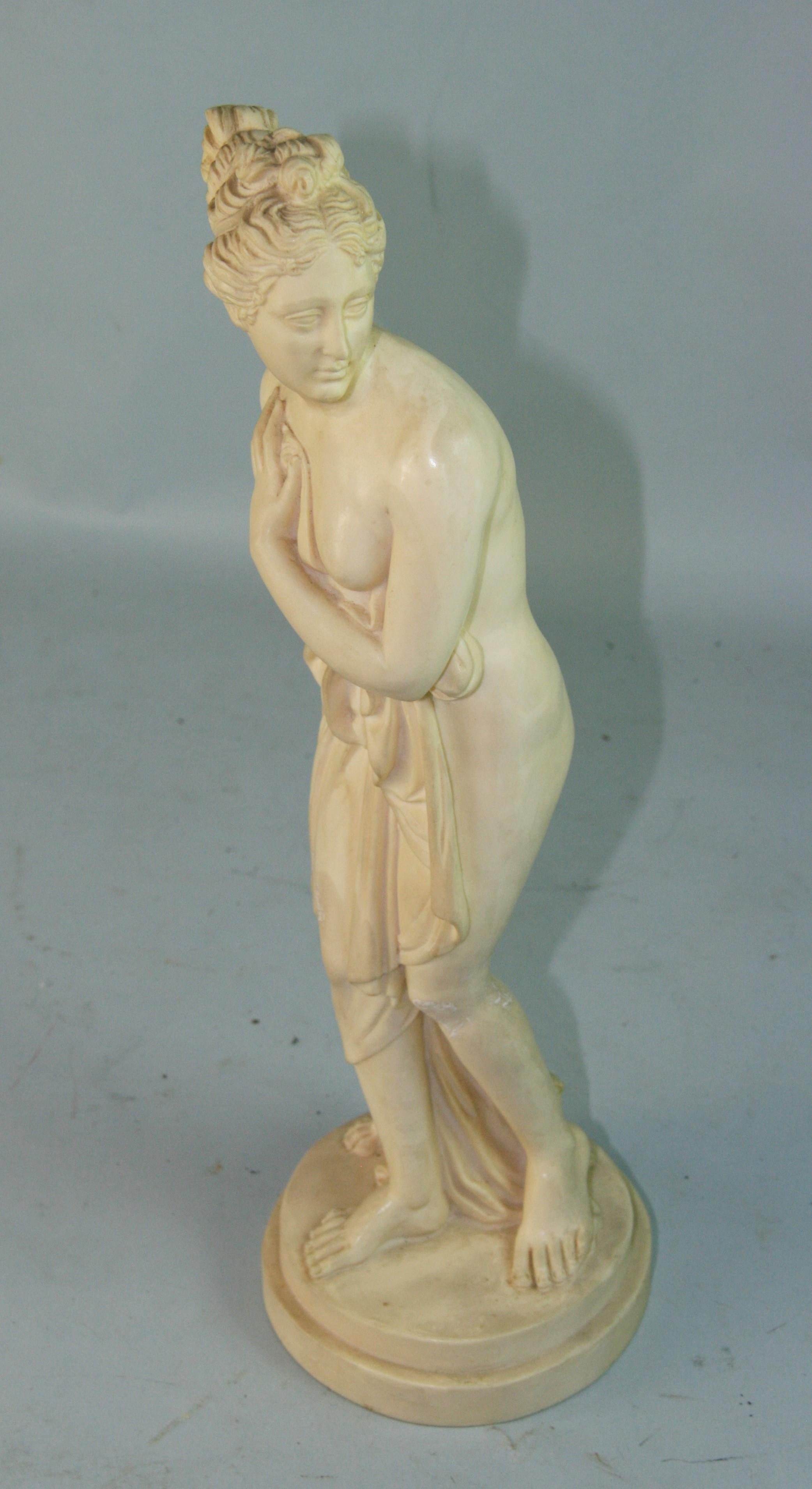 1495 Italian cast stone bathing Venus sculpture
