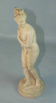 Italian Cast Bathing Venus Sculpture By A.Santini