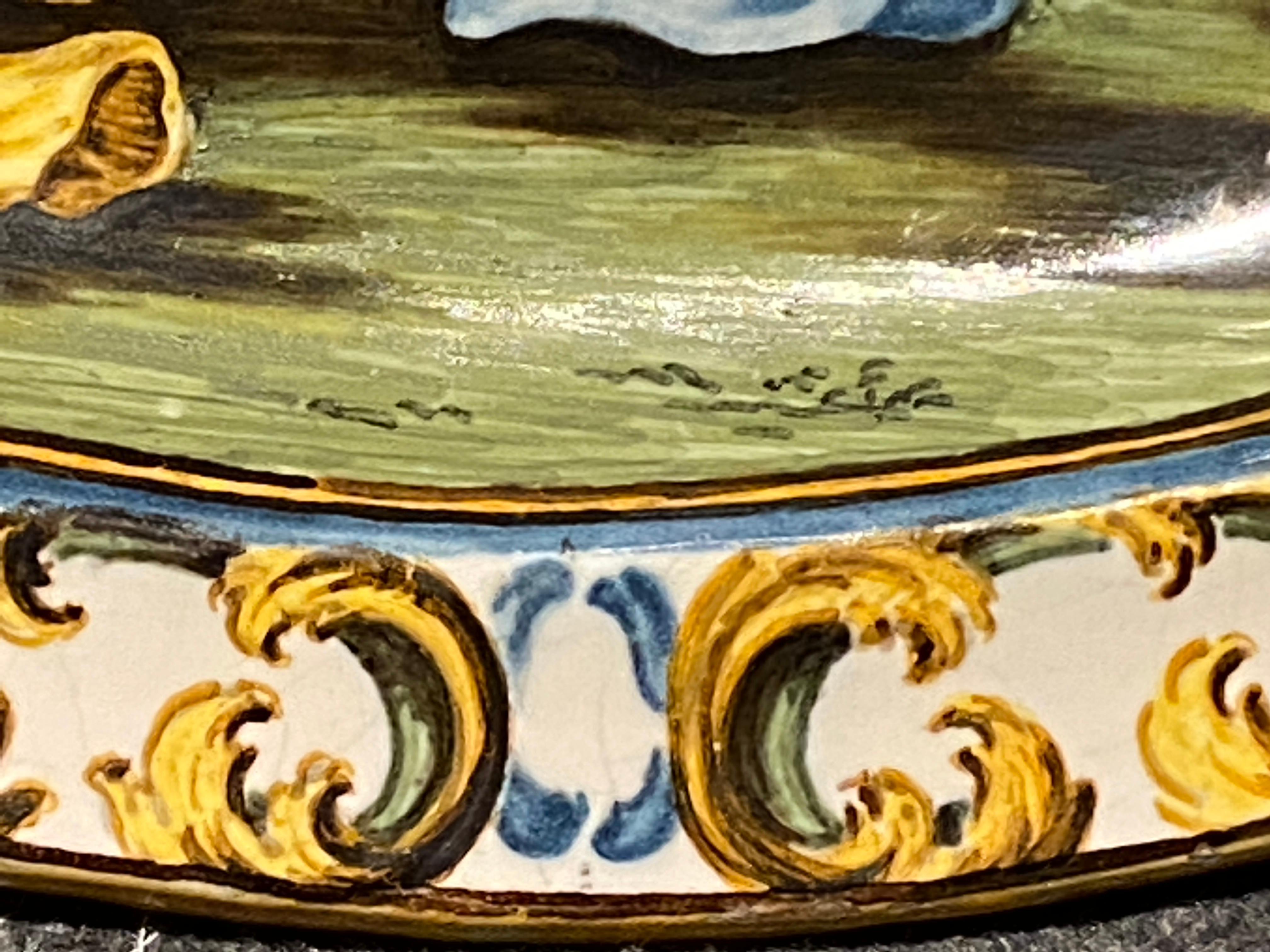 Italian Castelli Majolica Plate 2
