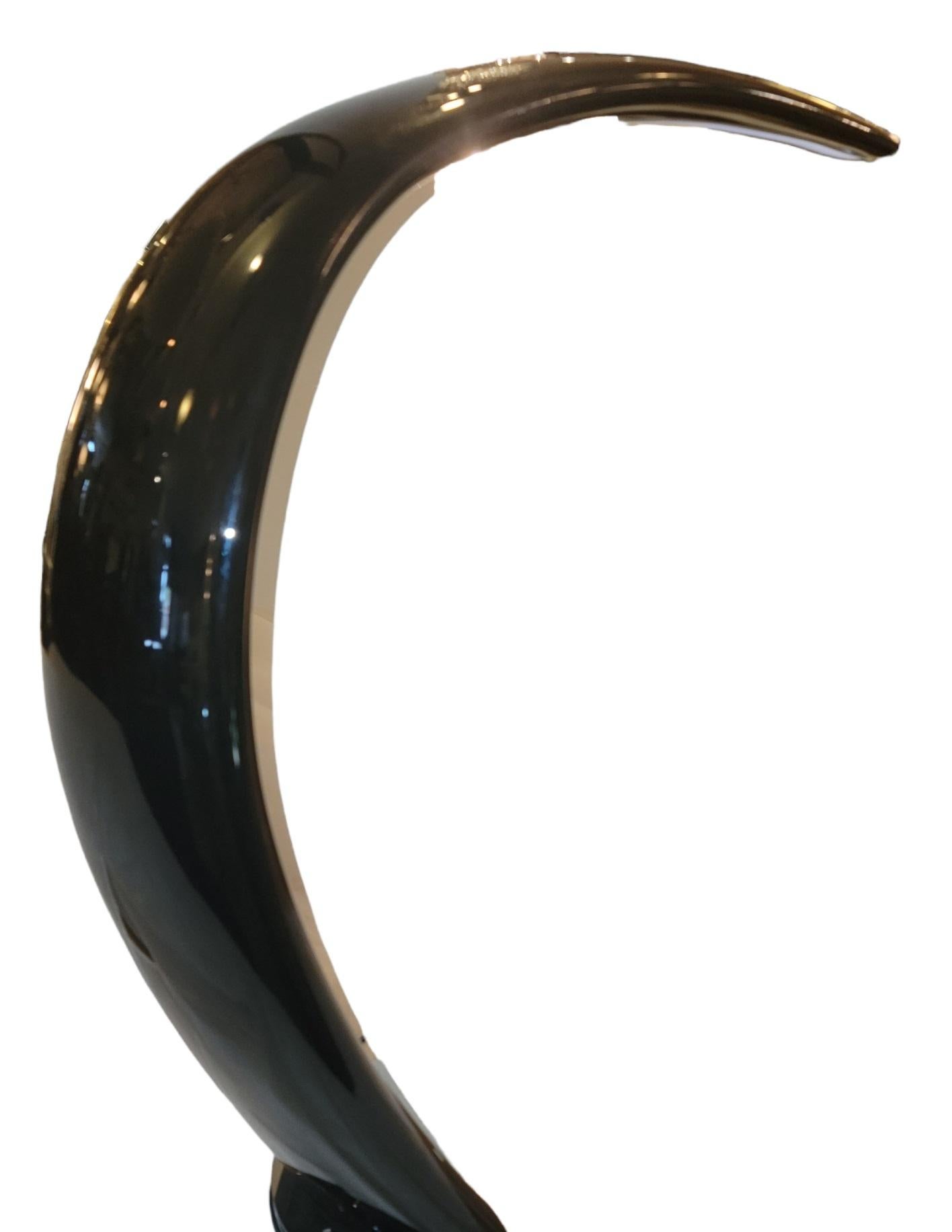 Late 20th Century Italian Cattelan Lacquered Arm Table Lamp For Sale