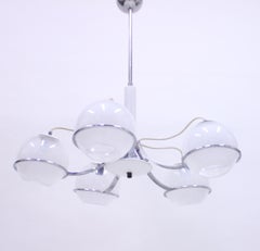 Lámpara de techo italiana atribuida a Gino Sarfatti, años 60