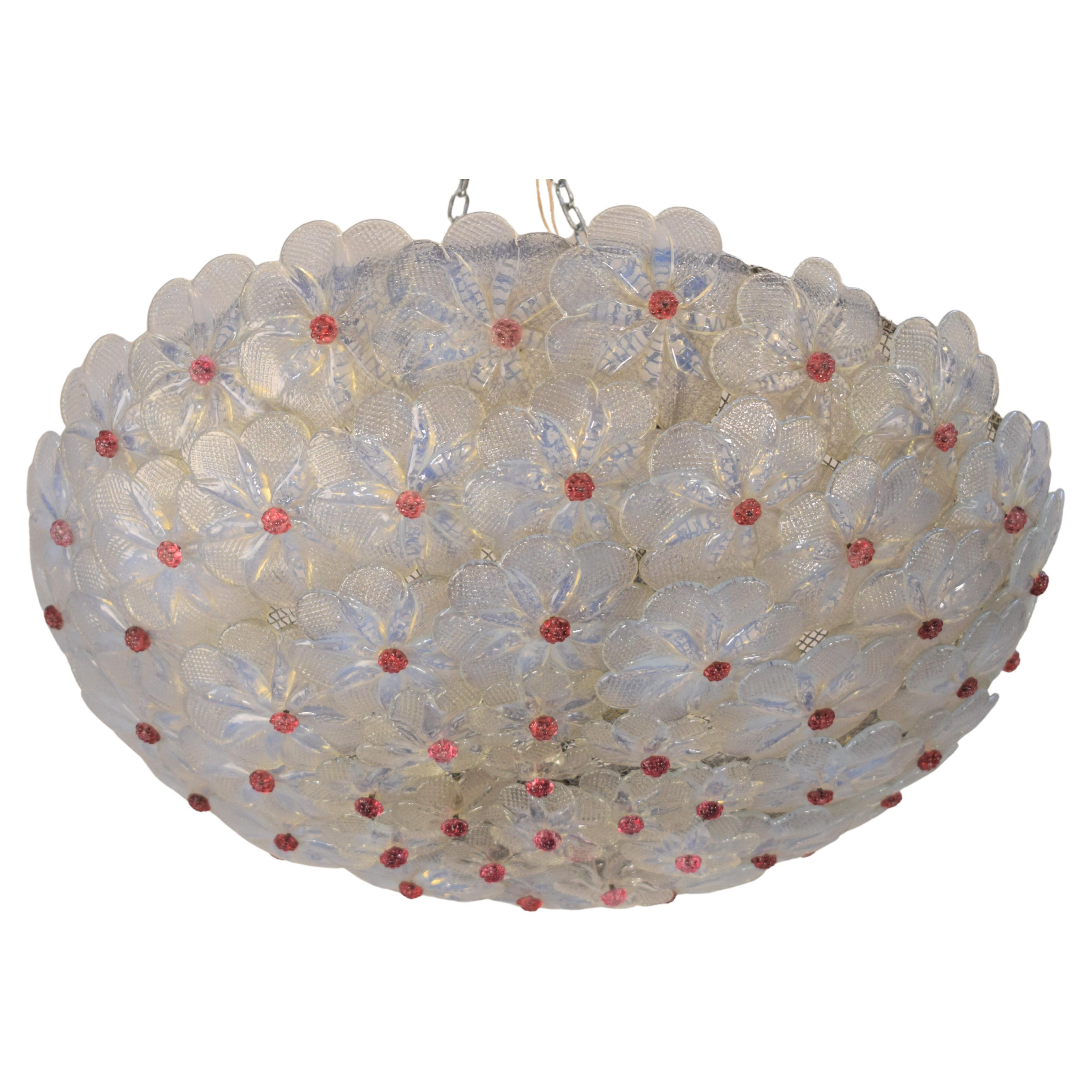 Italian Ceiling Lamp by Seguso, 1960s