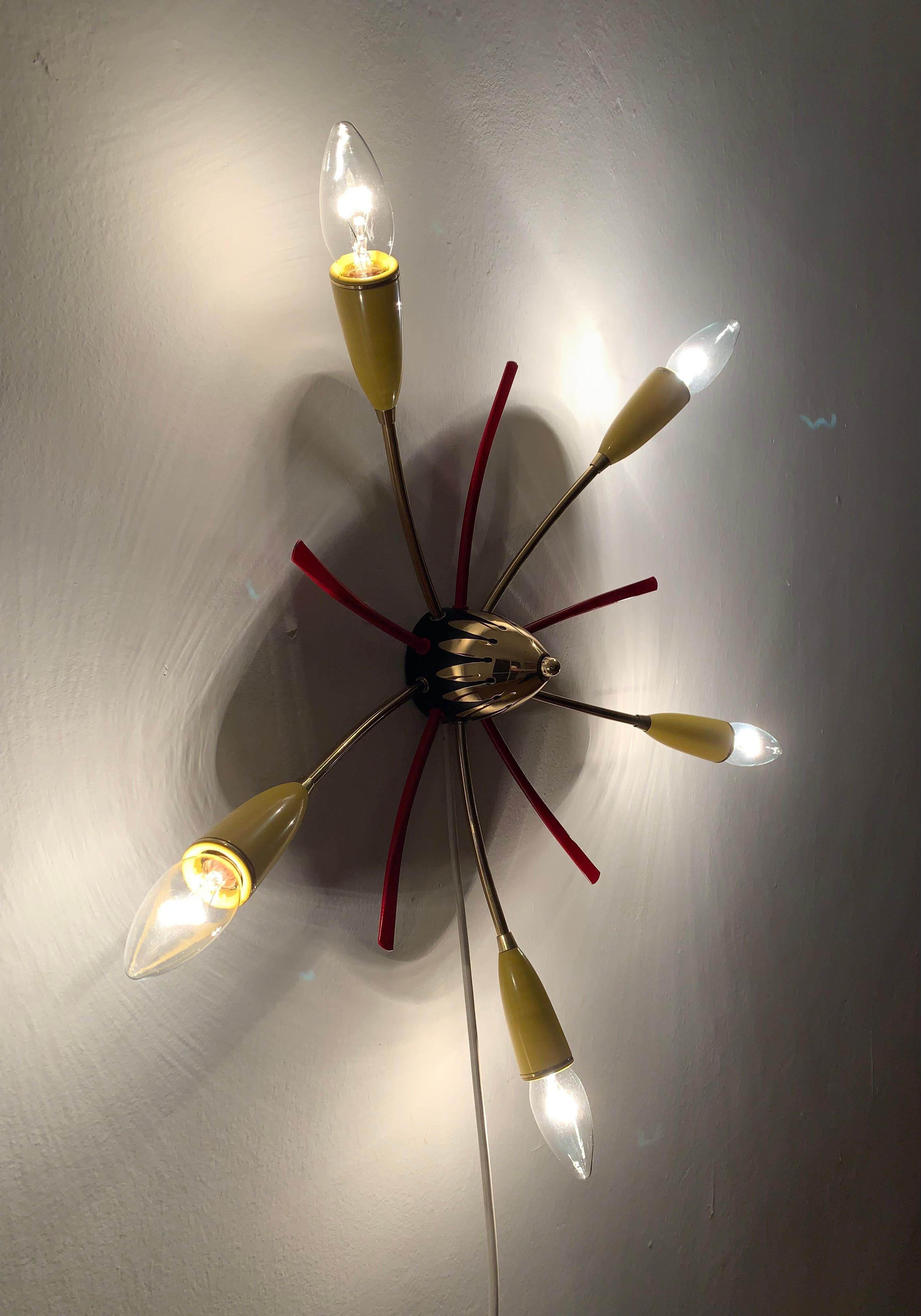 Italian Ceiling Lamp For Sale 4