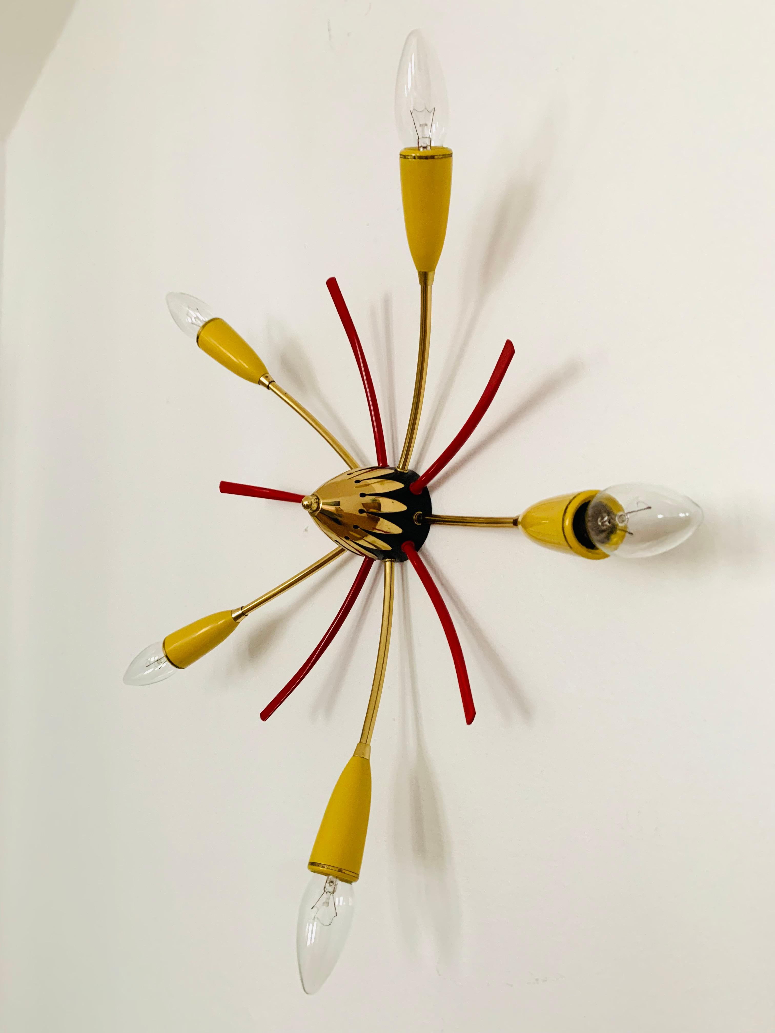 Italian Ceiling Lamp In Good Condition For Sale In München, DE
