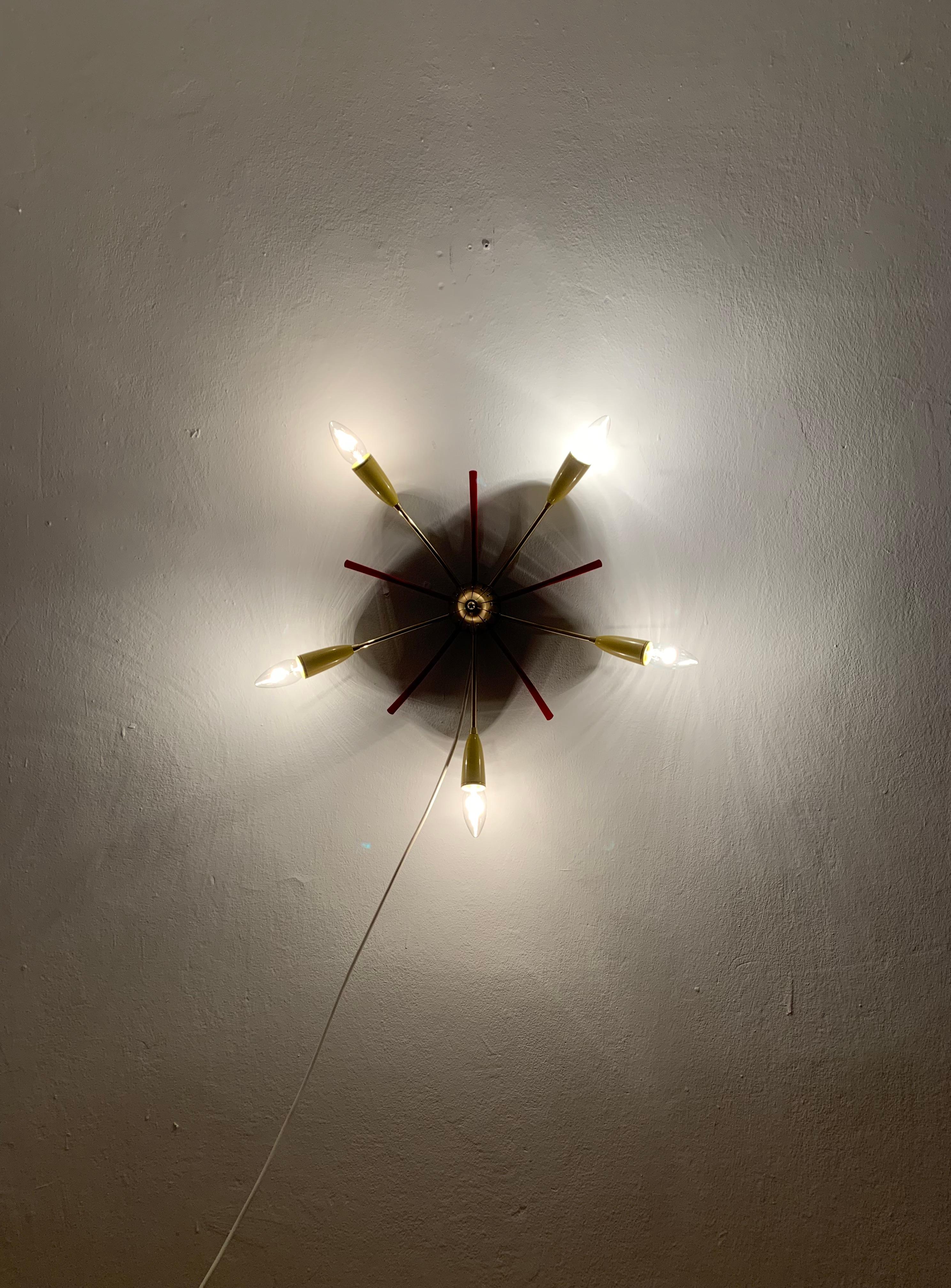 Italian Ceiling Lamp For Sale 1
