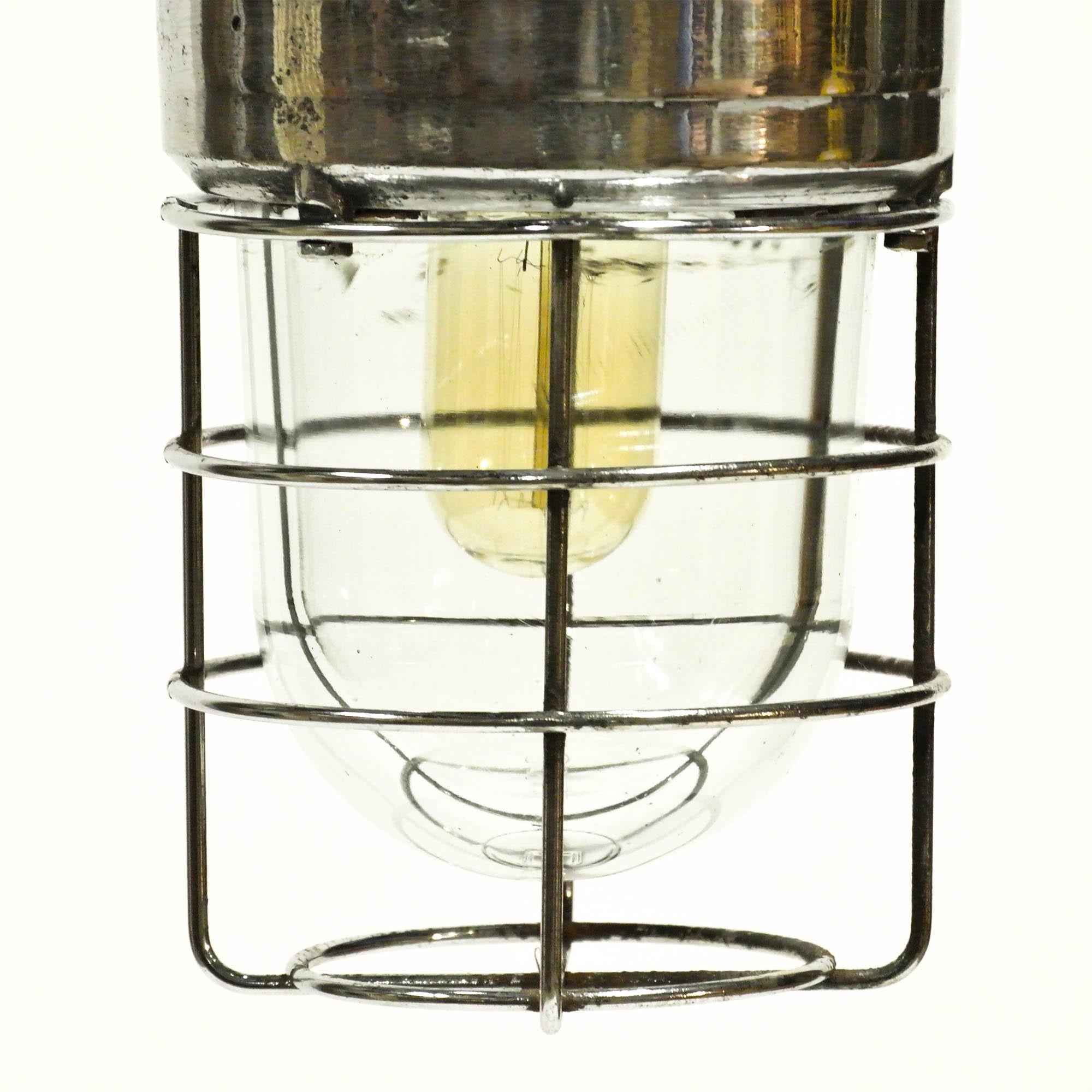 Glass Italian Ceiling Lamp from Chemical Industry, Italy, circa 1960-1696