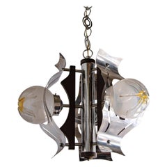 Vintage Italian Ceiling Lamp from the 1950s, Mazzega