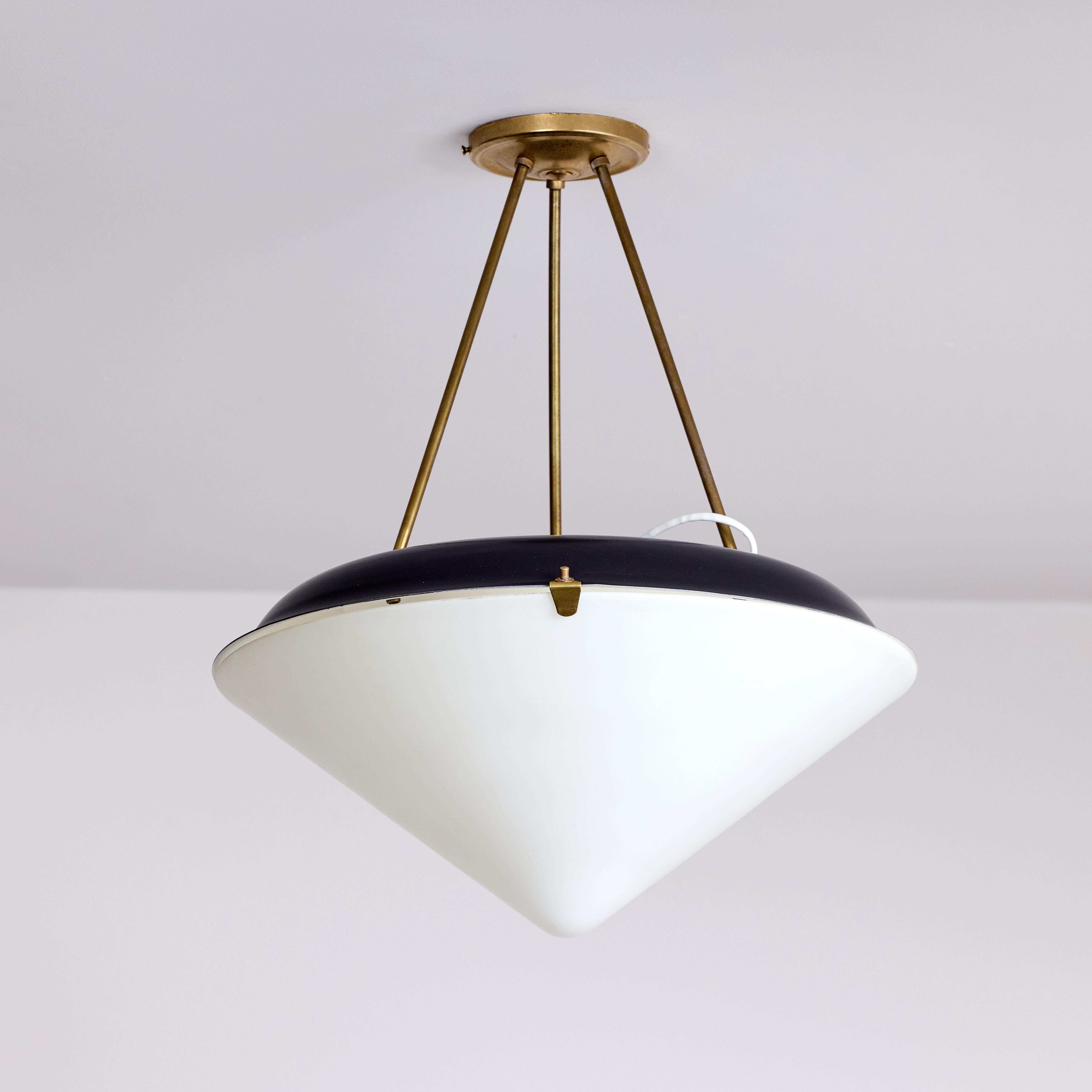 Italian Ceiling Lights by Stilux In Good Condition For Sale In Los Angeles, CA