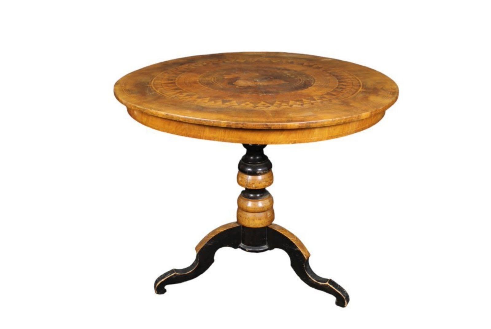 Baroque TABLE D'ENTREPRISE italienne du 19ème siècle en vente