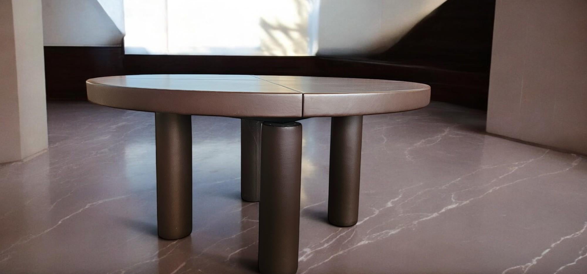 Aluminium Table de réunion C.I.C. italienne par Vignelli Associates pour Poltrona Frau, 2006 en vente