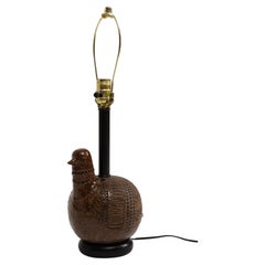 Italian Ceramic Bird Table Lamp by Aldo Londi for Bitossi