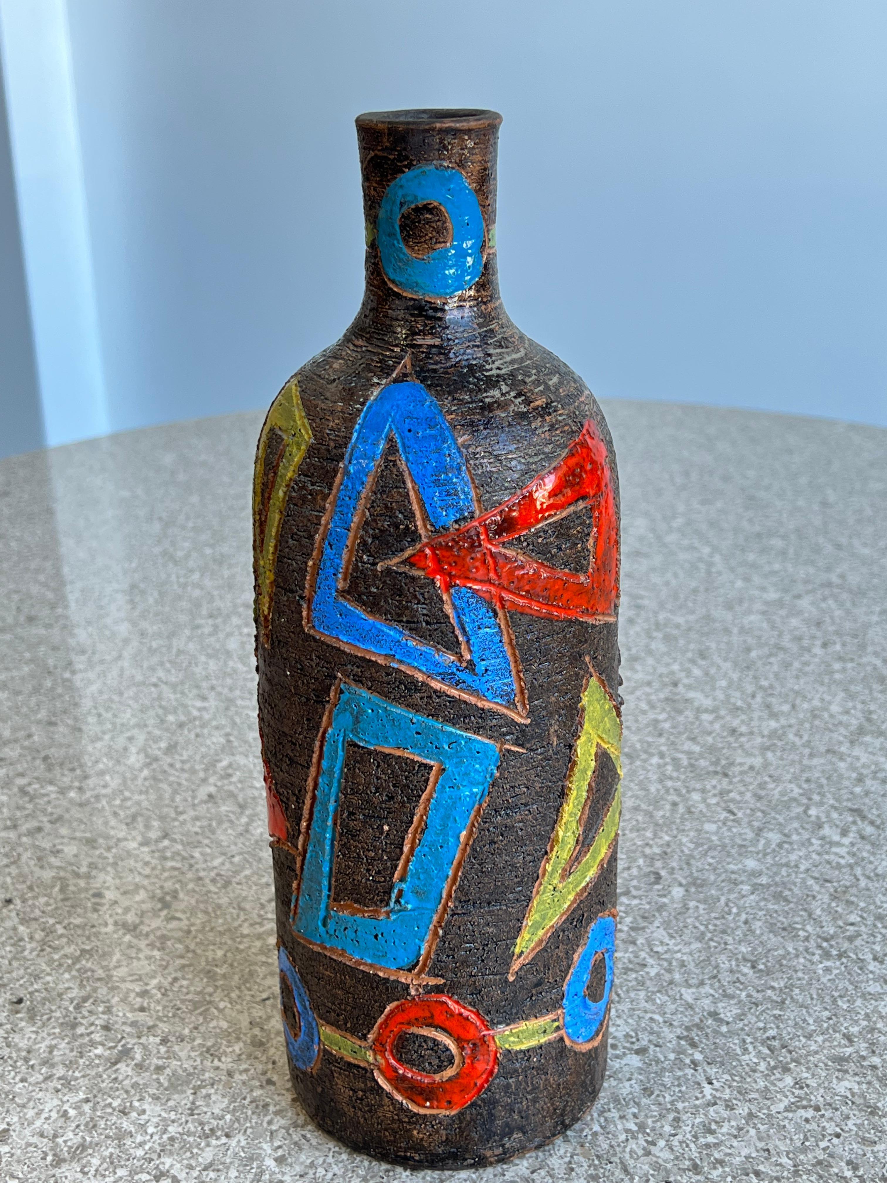 Italian Ceramic Bottle  In Good Condition In Byron Bay, NSW