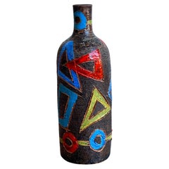 Bottiglia in ceramica italiana