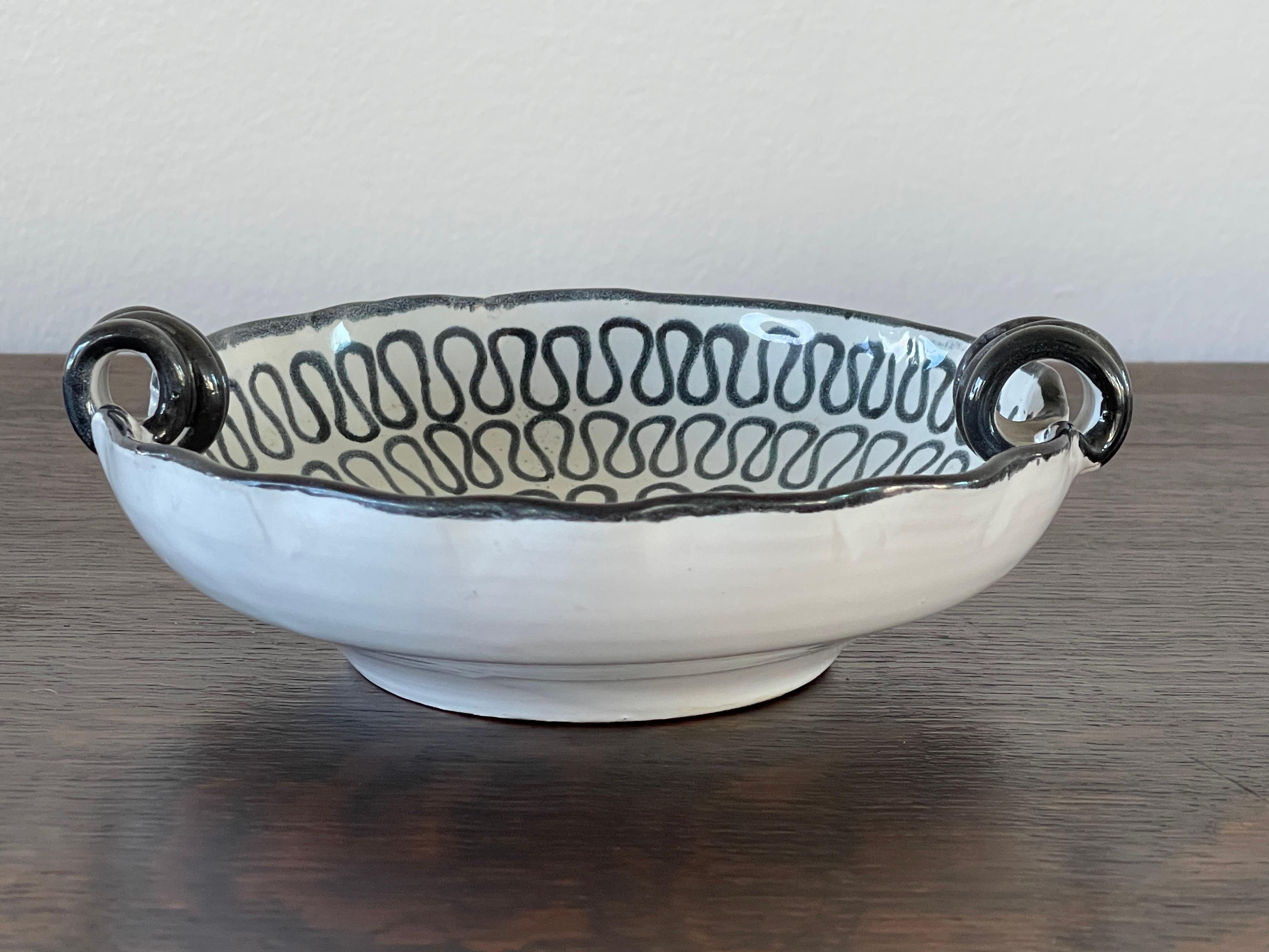 Mid-20th Century Italian Ceramic Bowl For Sale