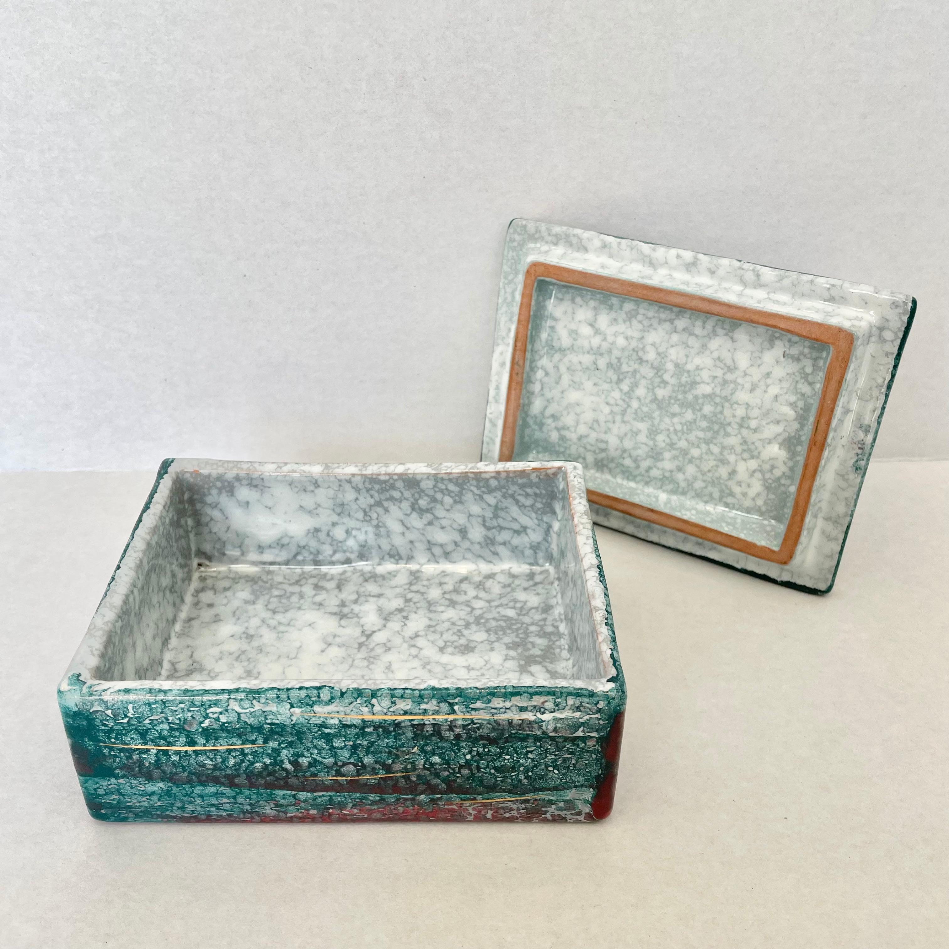 Italian Ceramic Box For Sale 1