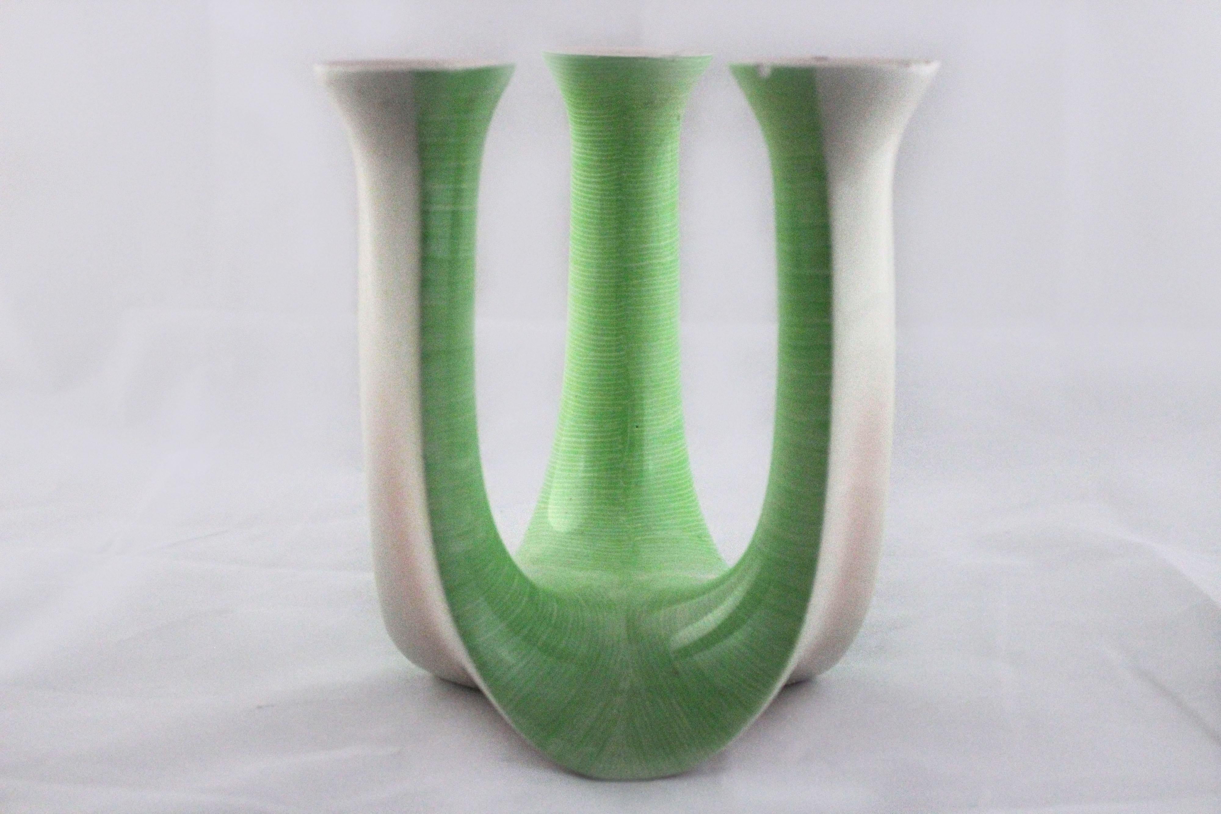 Italian Ceramic Candleholder from Vibi, 1950s For Sale 3