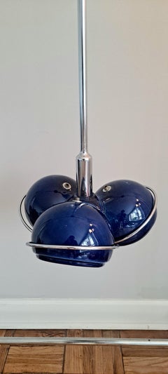 Italian Ceramic Chandelier in the Manner of Fabio Lenci