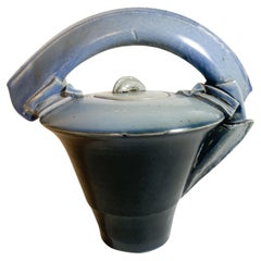 Retro Italian Ceramic Collector's Teapot from the 50s